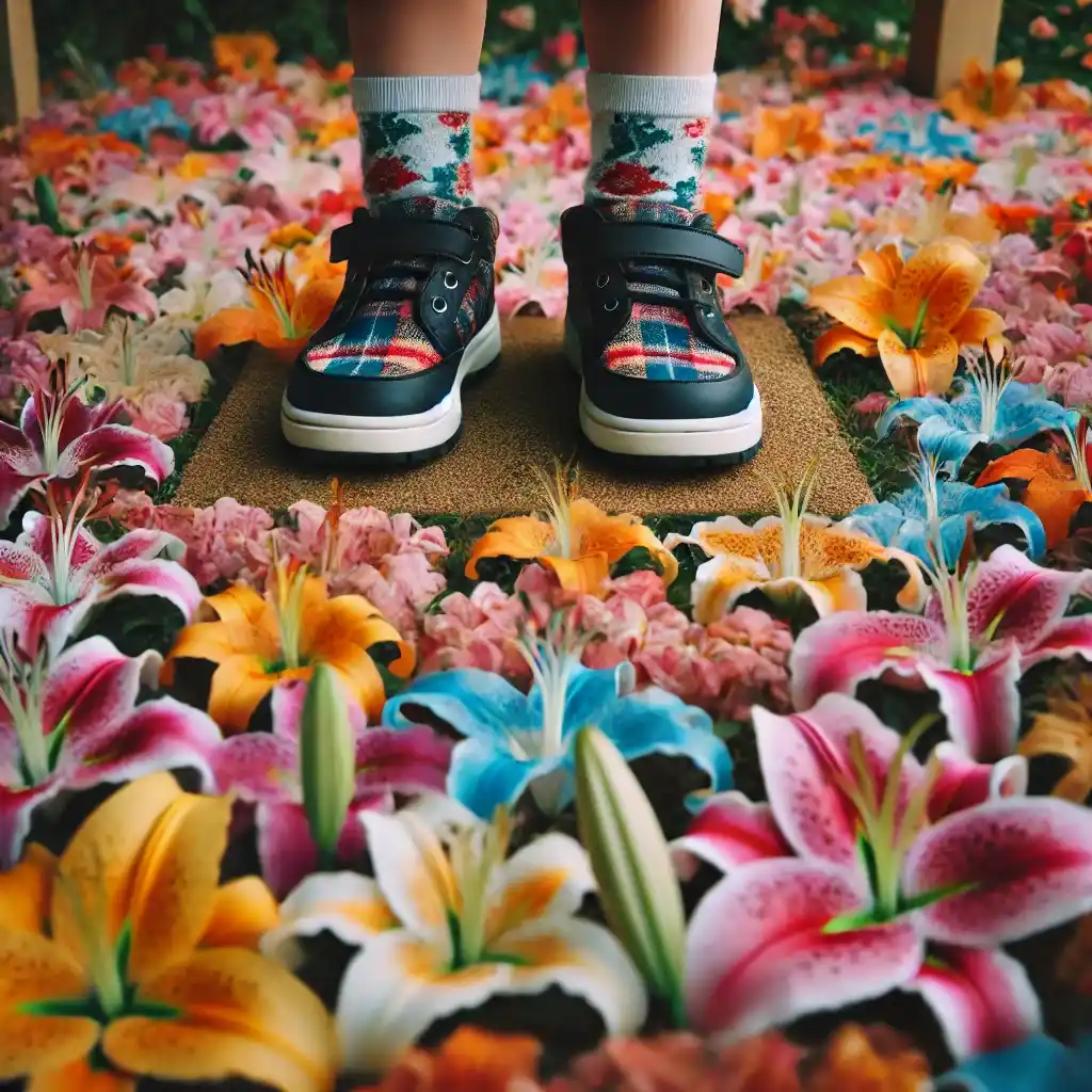 Footprints Lilies