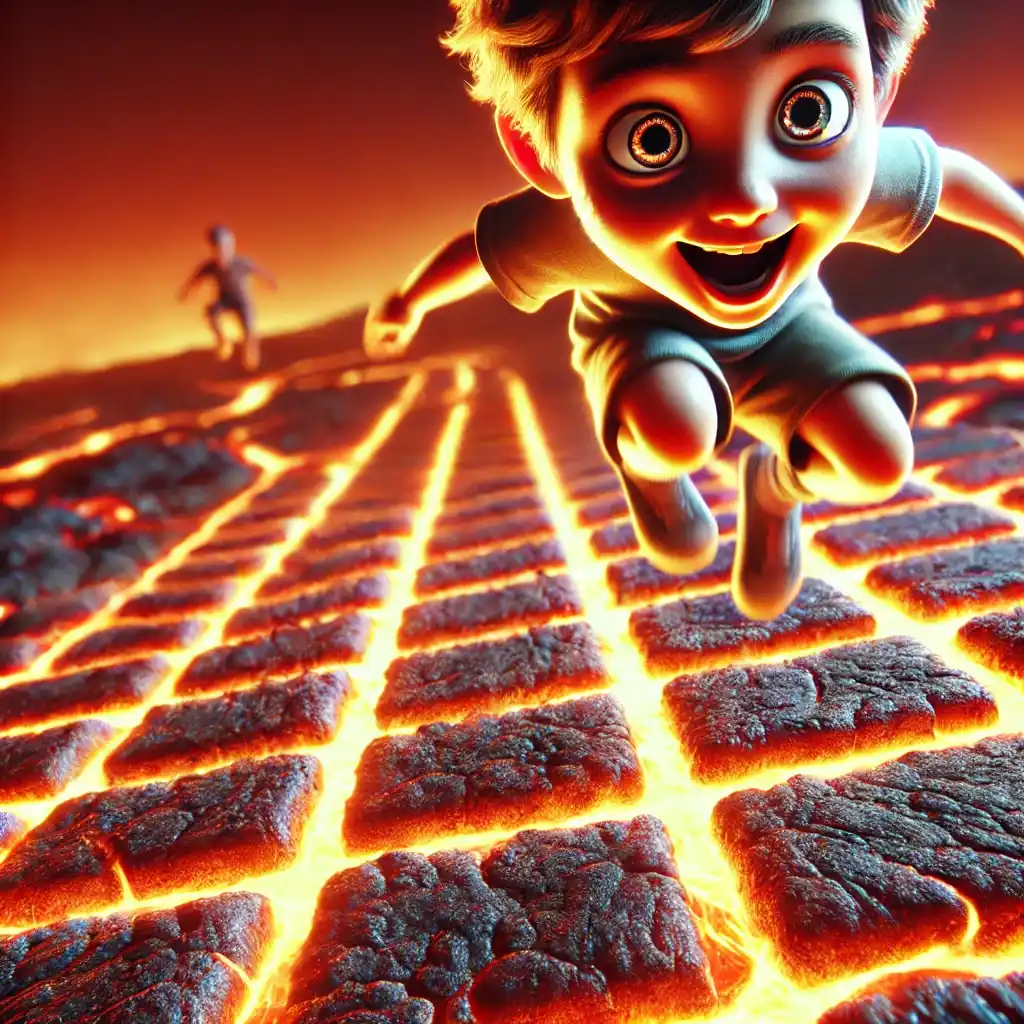 Lava Hopscotch